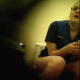 A girl with glasses is recorded by a hidden camera as she takes a shit. She wipes repeatedly and examines her dirty toilet paper. This is the same girl from movies 3805, 3930 & 5320. About 11 minutes.